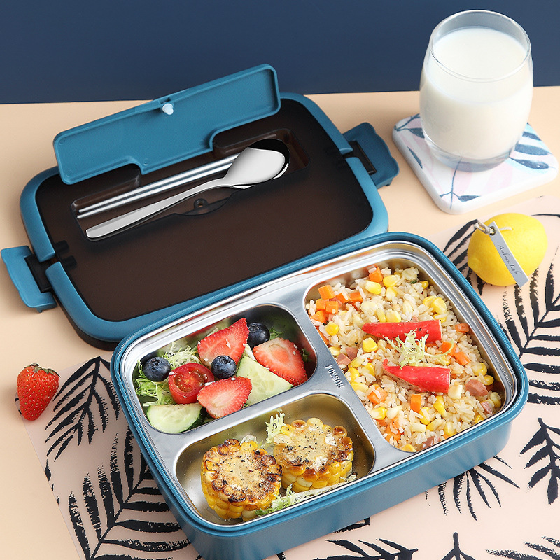Meal Prep Japanese Food - Auslaufsichere Bento-Box im japanischen Stil für