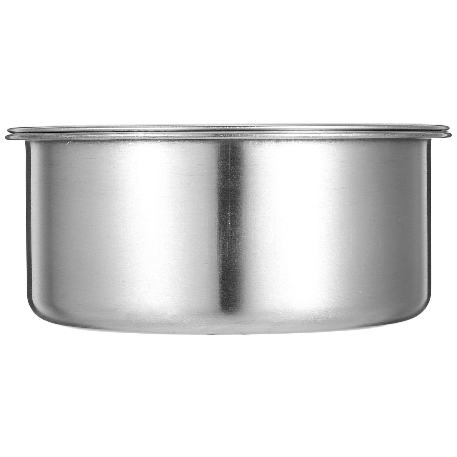 Meal Prep Bowl - Edelstahl-Eierdämpfschale 14 cm mit Deckel, Mehrzweck-Lebensmittelbehälter
