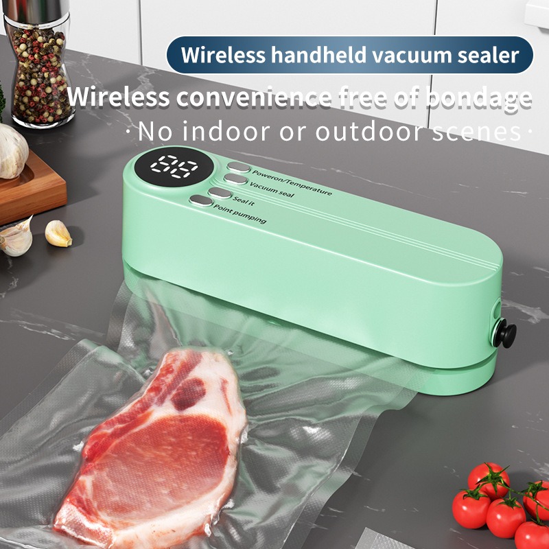 Meal Prep Vacuum Seal Containers - Elektrische Vakuumierer Lebensmittel Clip Sealer Tragbare