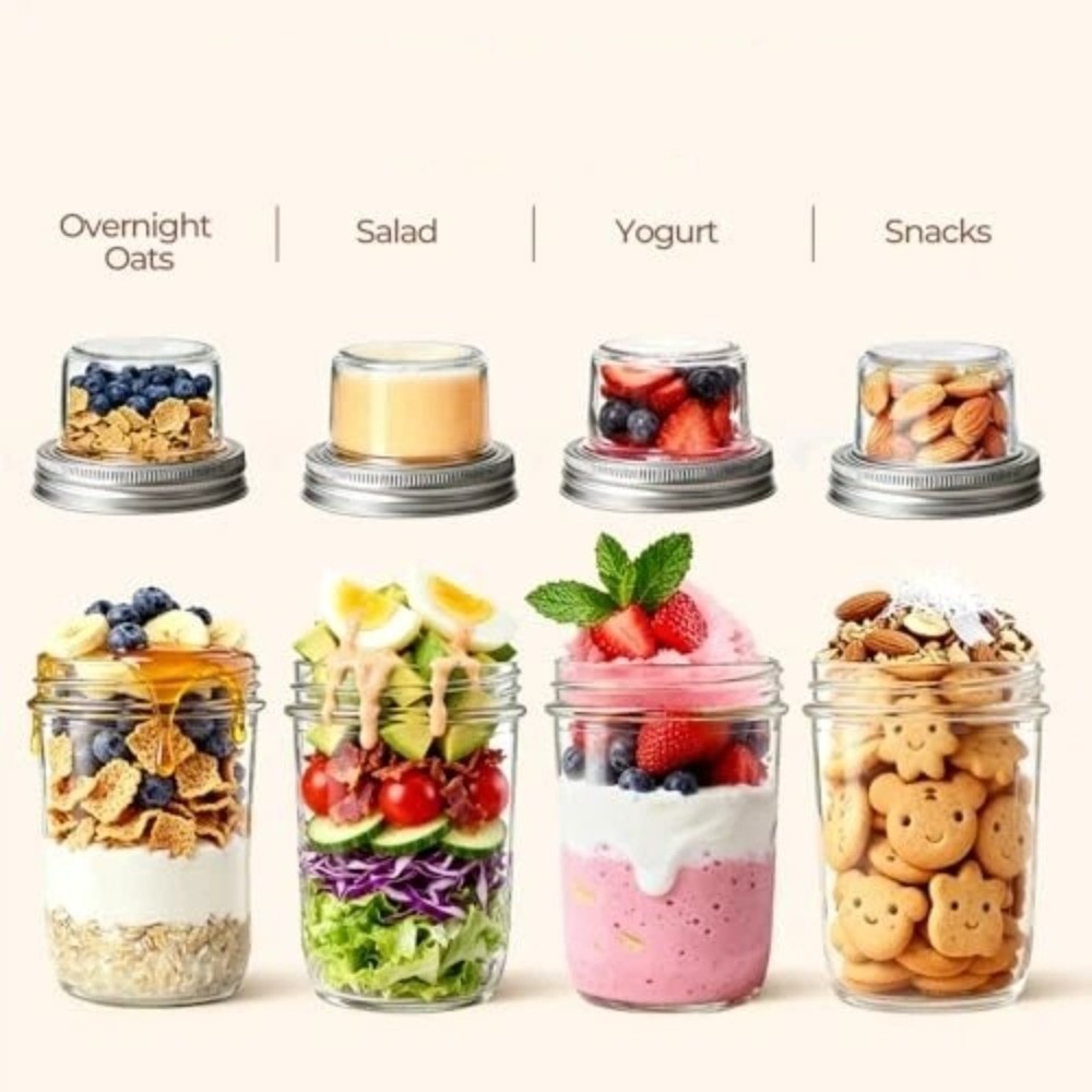 Doppelschichtige Joghurt-Parfa – Meal Prep Yogurt Cups Bewertung und Preis