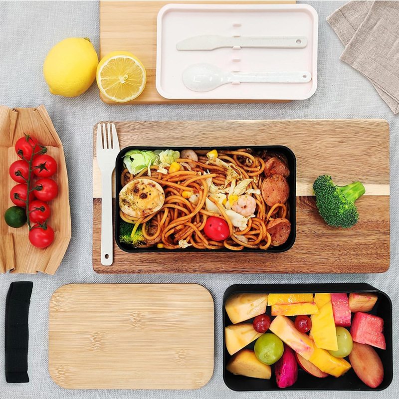 Japanische Doppelschicht-Bento – Meal Prep Japanese Food Bewertung und Preis