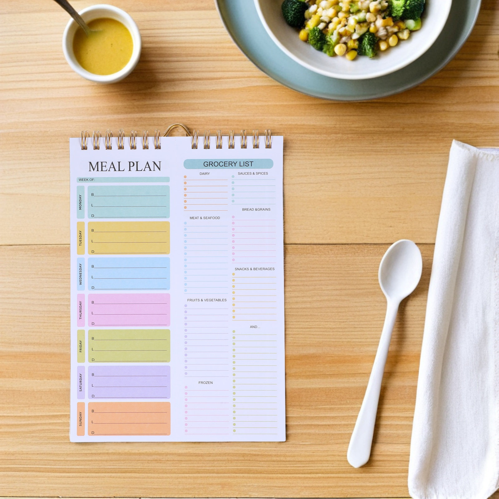 52 Blatt Wochenmenüplaner Noti – Meal Prep Grocery List Bewertung und Preis