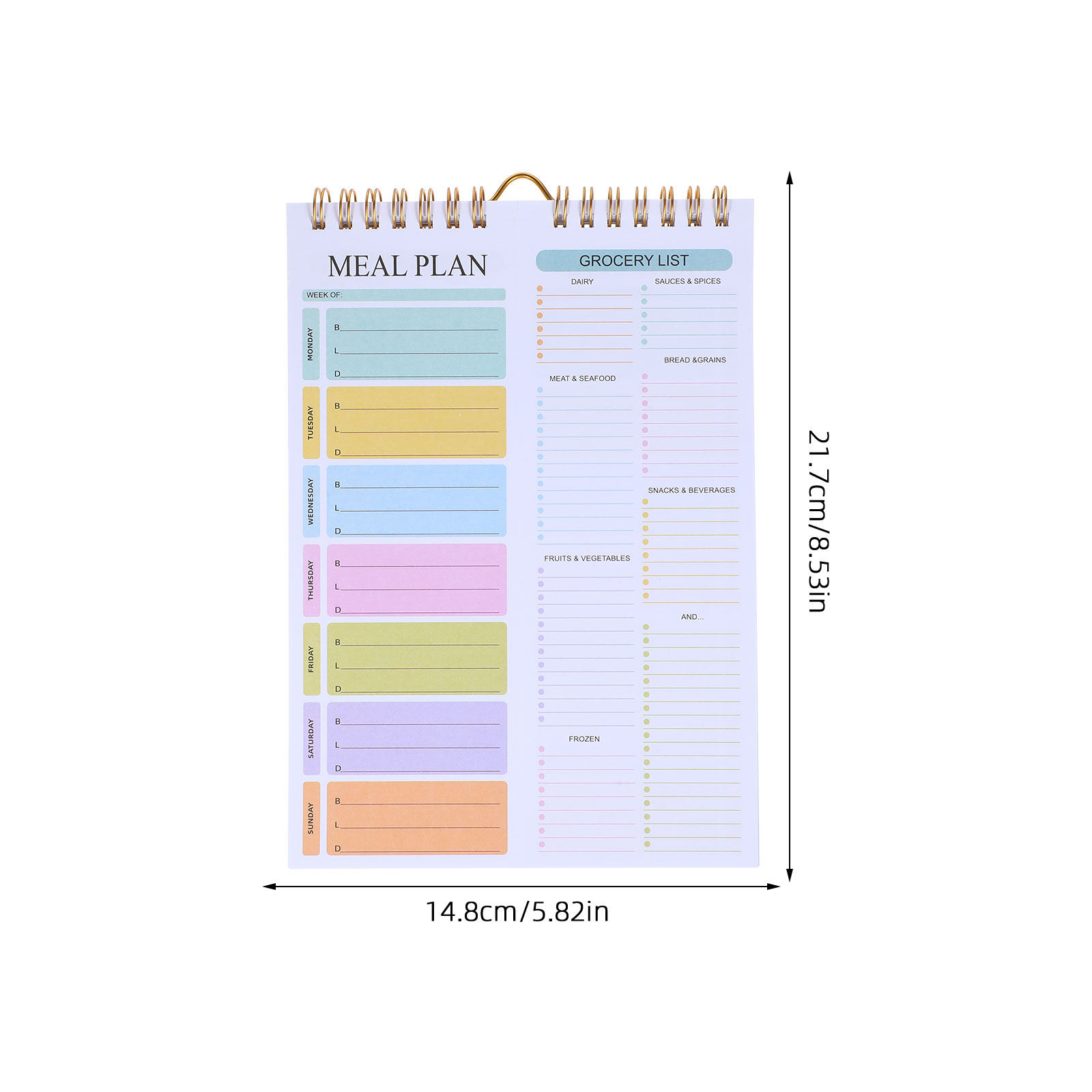 52 Blatt Wochenmenüplaner Noti – Meal Prep Grocery List Bewertung und Preis