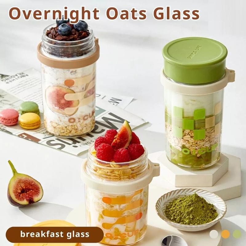 400ML Overnight Oats Glasbeche – Meal Prep Yogurt Cups Bewertung und Preis