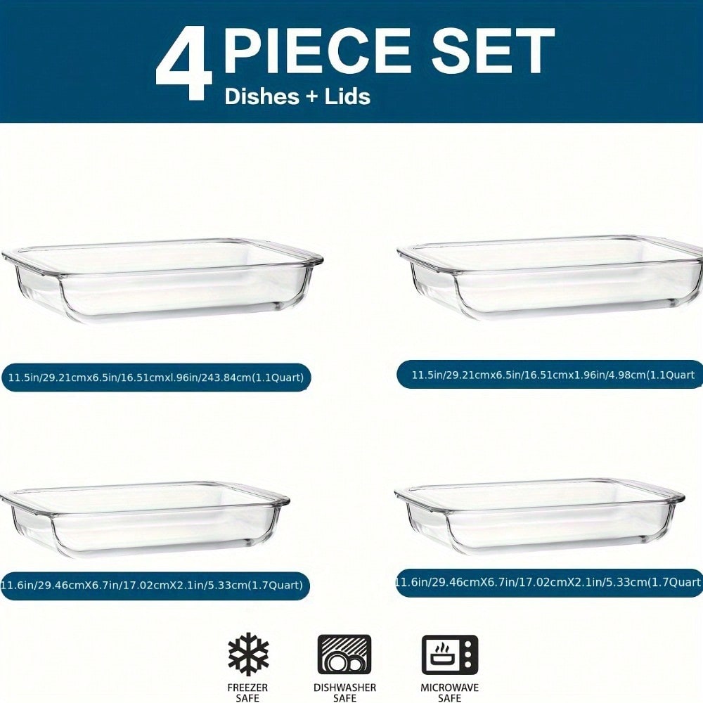 4-teiliges rechteckiges tiefes – Meal Prep Noodles Bewertung und Preis
