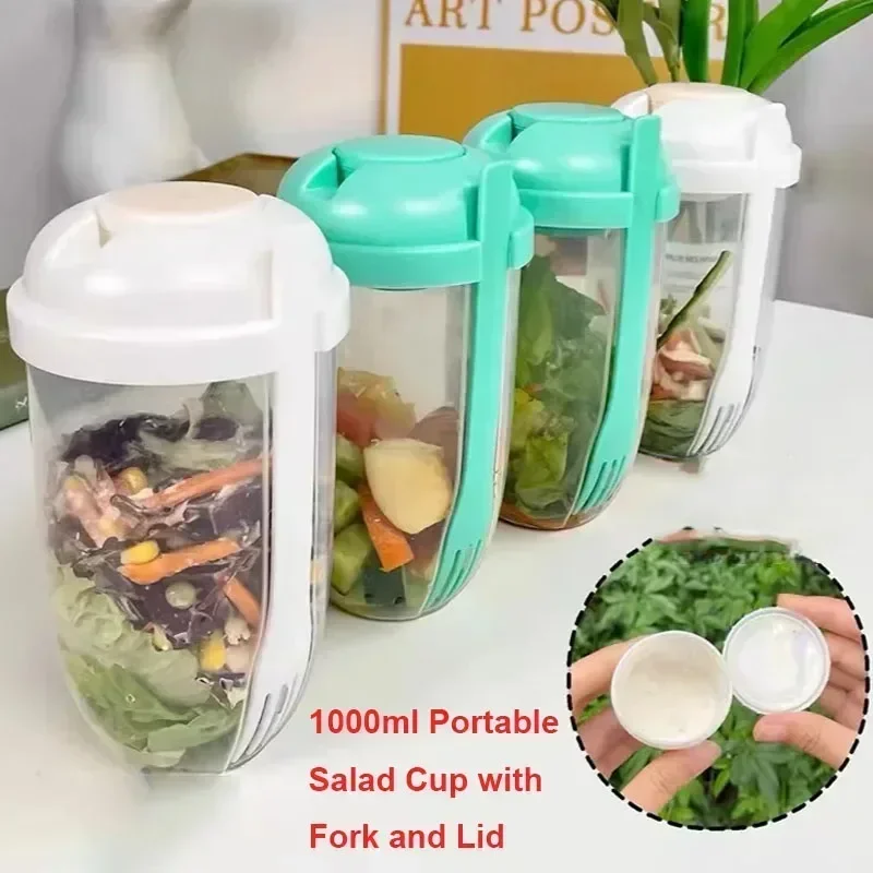 Tragbare Salatschüssel mit Dec – Meal Prep Bowl Bewertung und Preis
