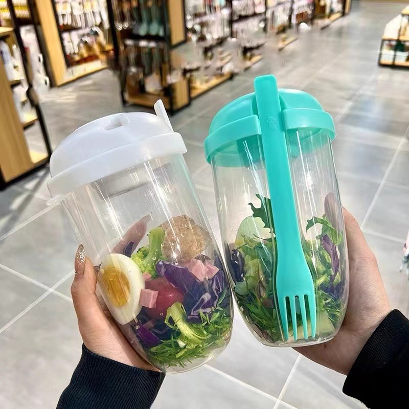 Tragbare Salatschüssel mit Dec – Meal Prep Bowl Bewertung und Preis