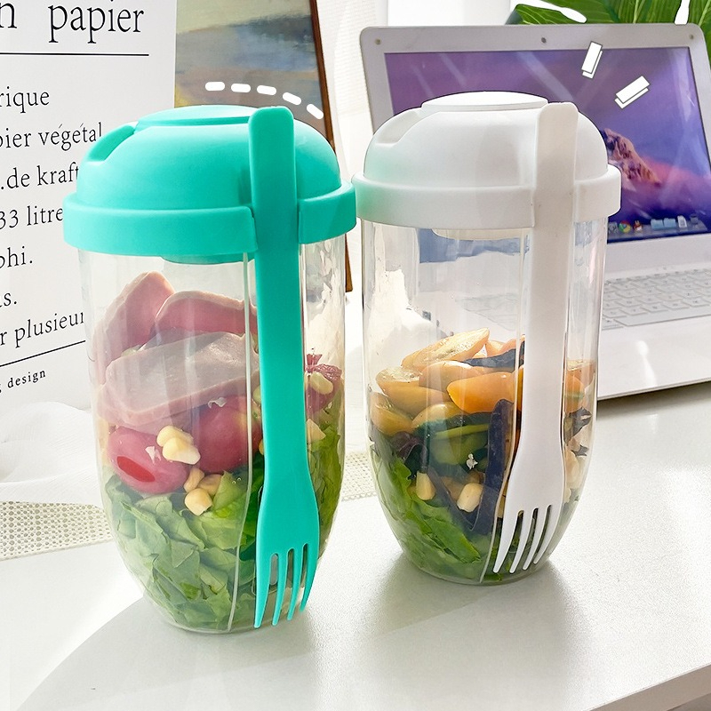 Tragbare Salatschüssel mit Dec – Meal Prep Bowl Bewertung und Preis