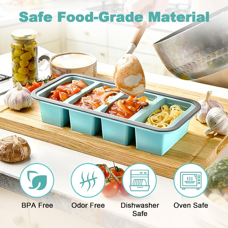 Silikon-Gefrierformen mit Deck – Meal Prep Freezer Bewertung und Preis