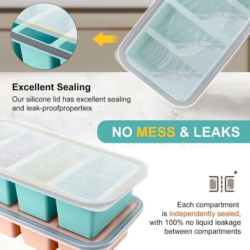 Silikon-Gefrierformen mit Deck – Meal Prep Freezer Bewertung und Preis