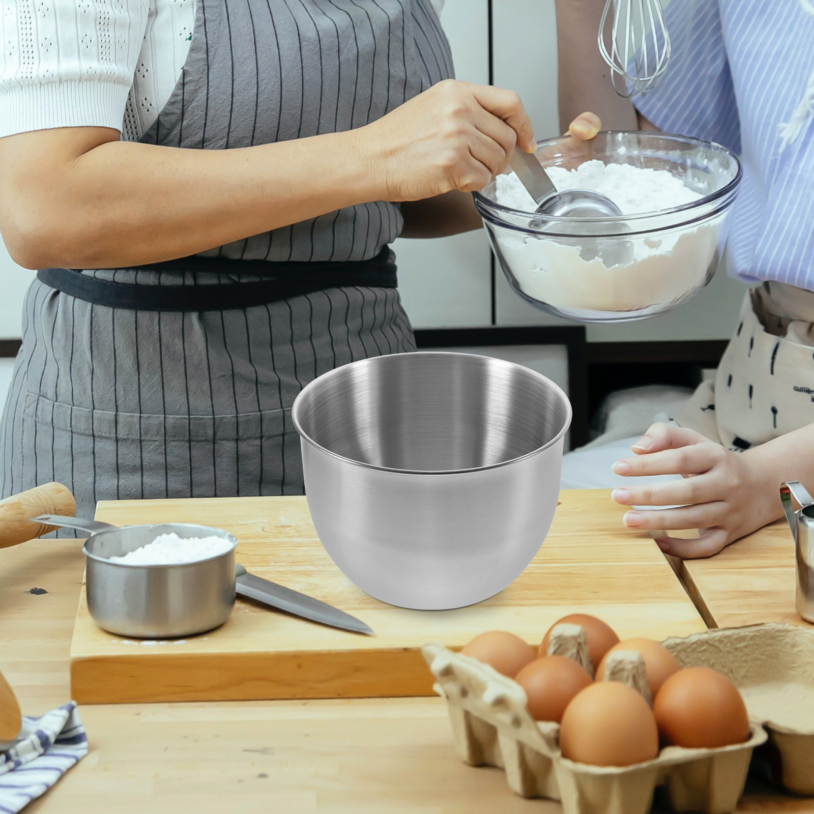 Tiefe Edelstahl-Rührschüssel,  – Meal Prep Bowl Bewertung und Preis