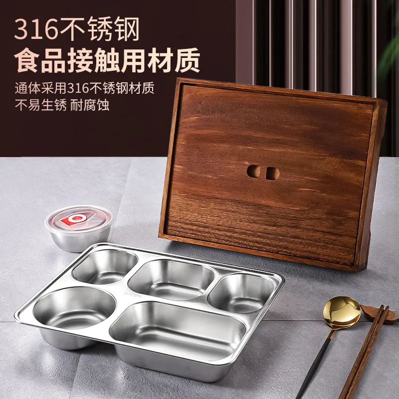 Bento-Box aus schwarzem Walnus – Meal Prep Japanese Food Bewertung und Preis
