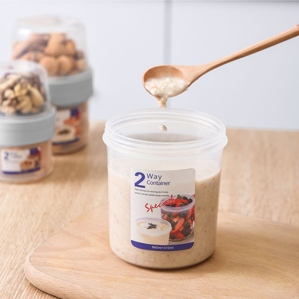 Doppelschichtiger, auslaufsich – Meal Prep Yogurt Cups Bewertung und Preis